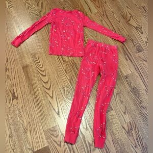 Disney Red Pajama Set with Mickey Mouse Design